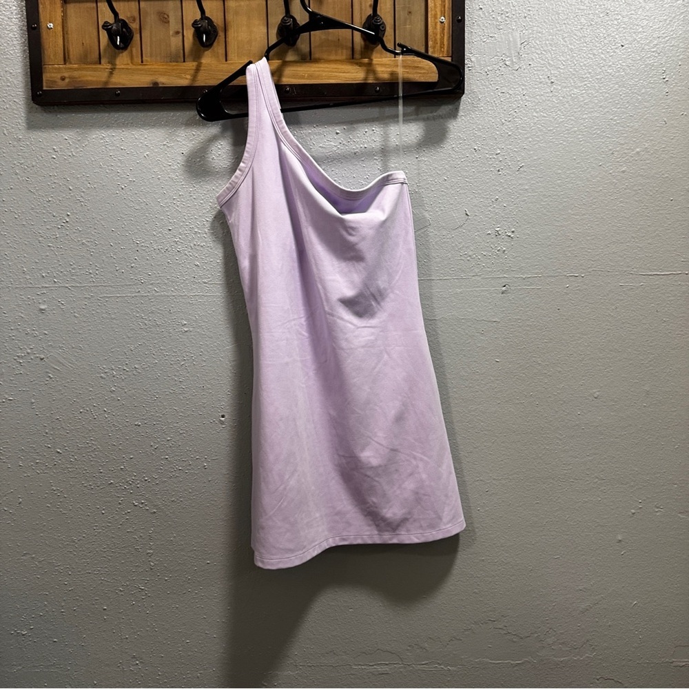 All in Motion One Shoulder Dress - Soft Lavender